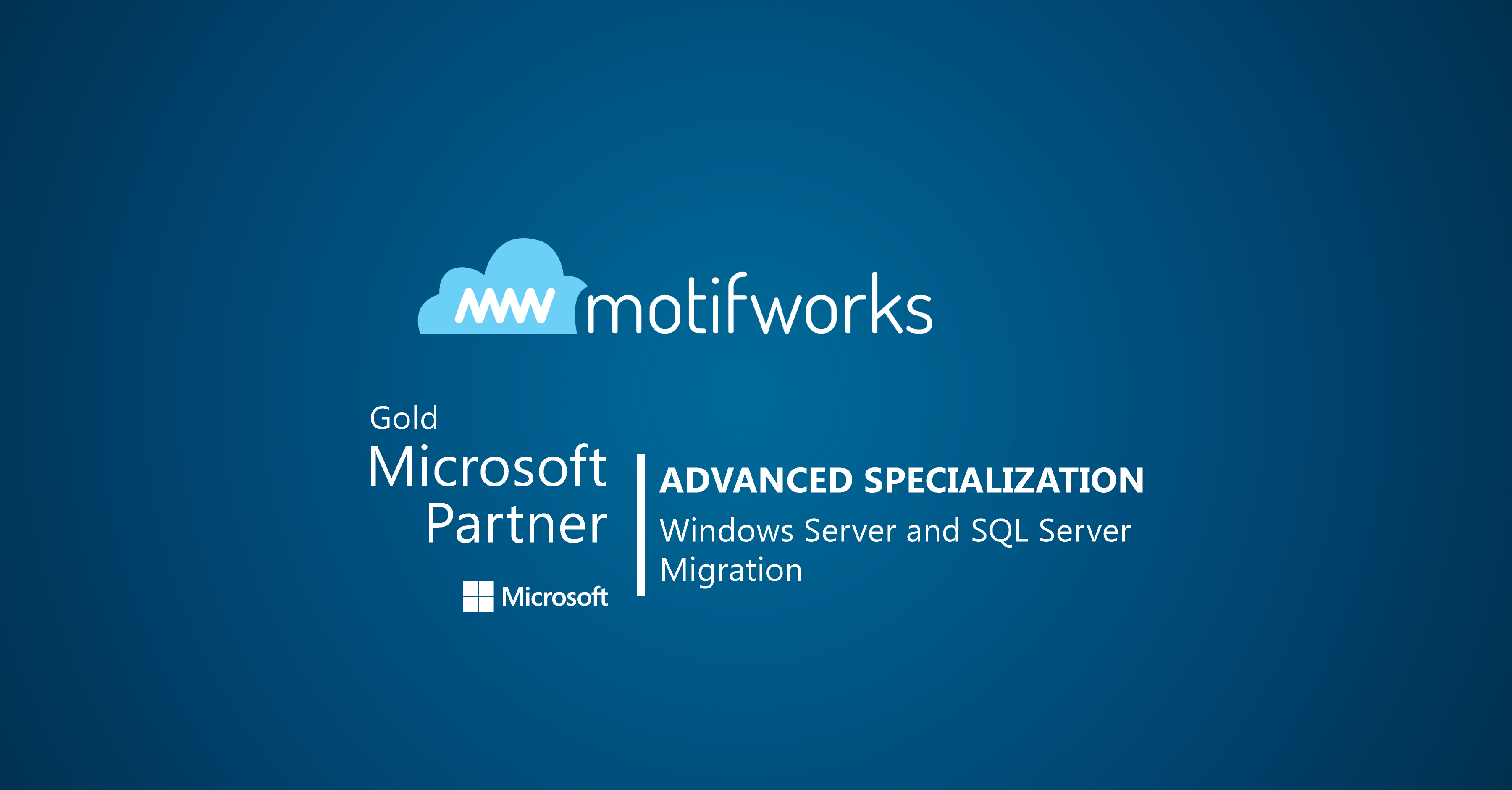 Featured Image - Motifworks Earns the AMP Advanced Specialization for Windows Server and SQL Server Migration