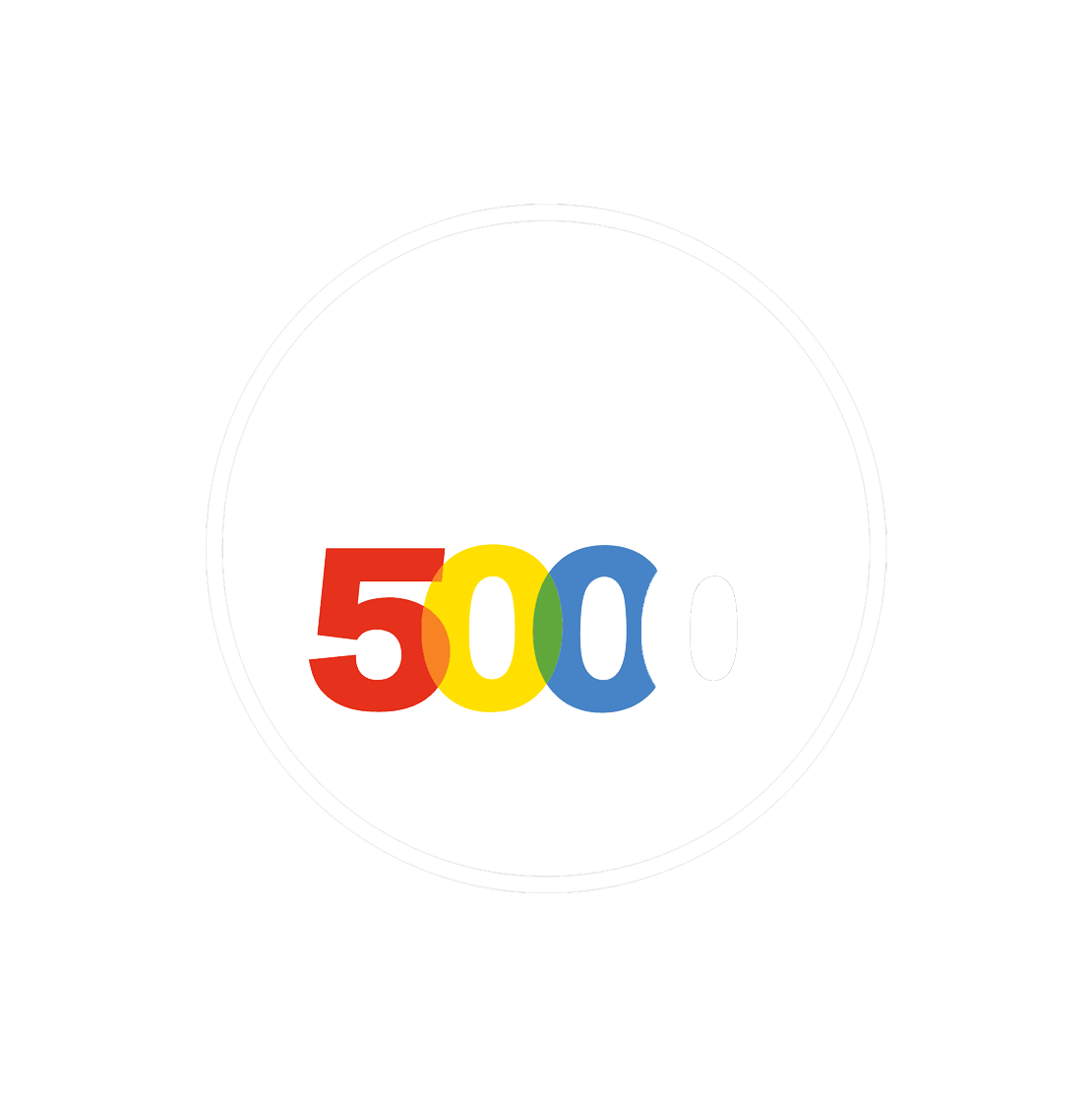 Inc. 5000 Logo- white Inc. 5000 Logo- white