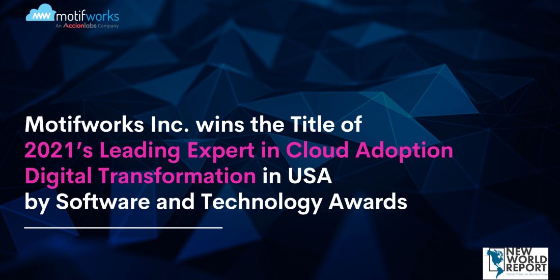 Motifworks is 2021’s Leading Experts in Cloud Adoption Digital Transformation in USA Banner