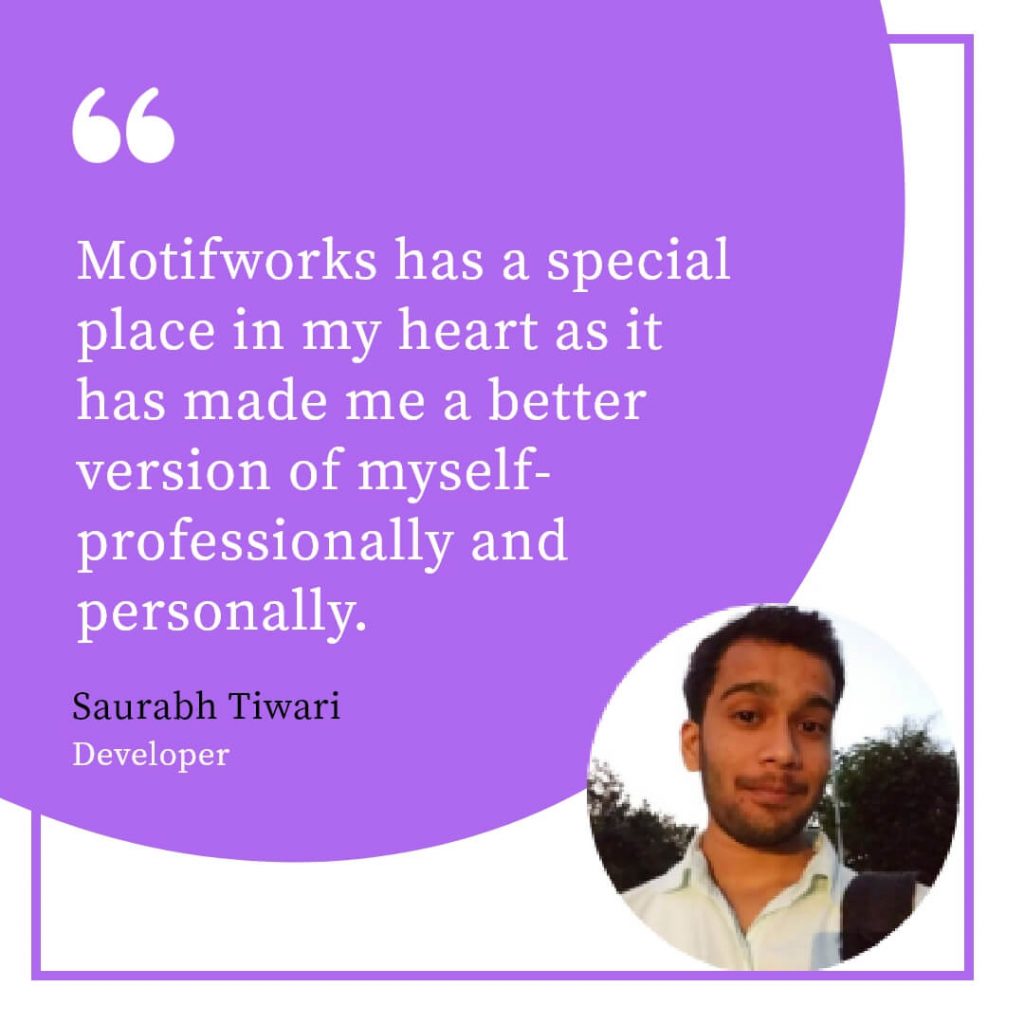 Motifworks Employee Review by Saurabh Tiwari